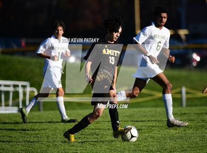 Thumbnail 1 in Notre Dame, WH @ Amity Regional (SCC Div C 1st Round) photogallery.