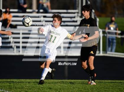 Thumbnail 1 in Notre Dame, WH @ Amity Regional (SCC Div C 1st Round) photogallery.