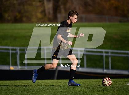 Thumbnail 1 in Notre Dame, WH @ Amity Regional (SCC Div C 1st Round) photogallery.