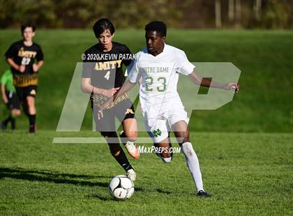 Thumbnail 3 in Notre Dame, WH @ Amity Regional (SCC Div C 1st Round) photogallery.