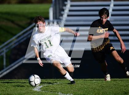 Thumbnail 3 in Notre Dame, WH @ Amity Regional (SCC Div C 1st Round) photogallery.