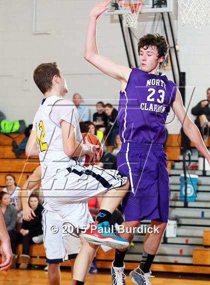 Thumbnail 2 in Northern Potter vs North Clarion (Coudersport Holiday Tournament) photogallery.