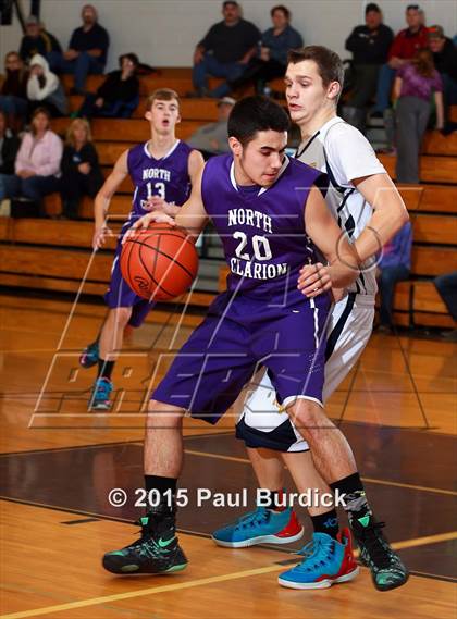 Thumbnail 2 in Northern Potter vs North Clarion (Coudersport Holiday Tournament) photogallery.
