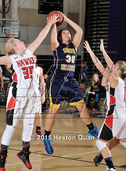 Thumbnail 2 in Alta vs West Seattle (MaxPreps Holiday Classic) photogallery.