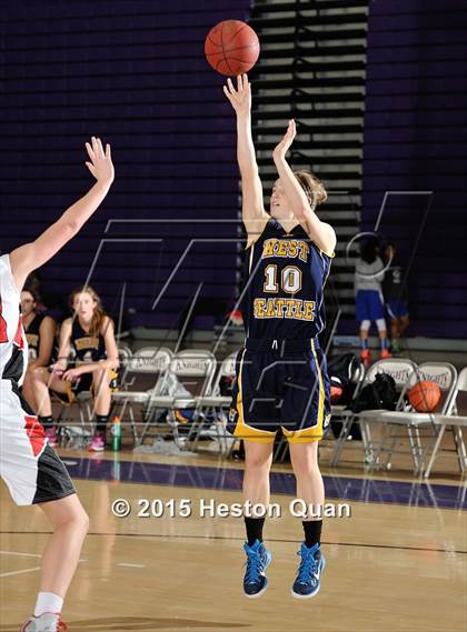 Thumbnail 1 in Alta vs West Seattle (MaxPreps Holiday Classic) photogallery.