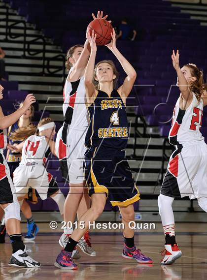 Thumbnail 3 in Alta vs West Seattle (MaxPreps Holiday Classic) photogallery.