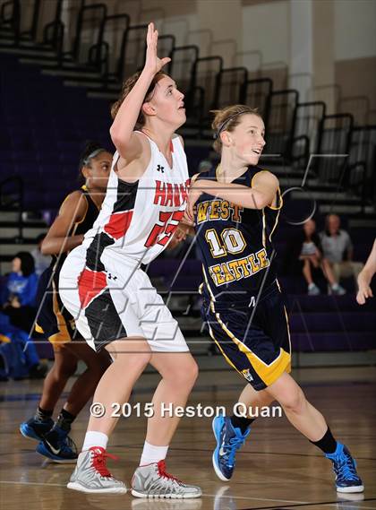Thumbnail 3 in Alta vs West Seattle (MaxPreps Holiday Classic) photogallery.