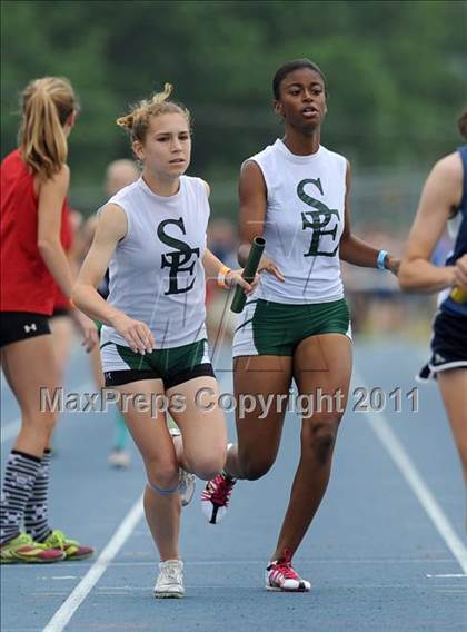 Thumbnail 2 in NCHSAA 4A Track & Field Championships photogallery.