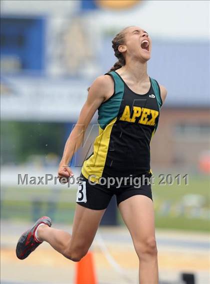 Thumbnail 3 in NCHSAA 4A Track & Field Championships photogallery.