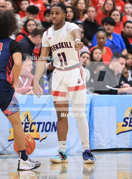 Thumbnail 2 in Binghamton vs. Peekskill (NYSPHSAA Class AA Regional Semifinal) photogallery.