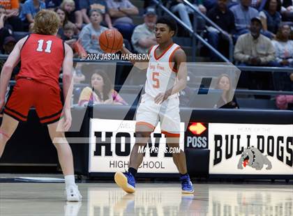 Thumbnail 1 in Honey Grove vs. Muenster (UIL Basketball 2A Regional Quarterfinal) photogallery.