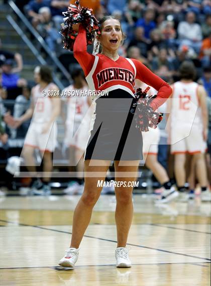 Thumbnail 2 in Honey Grove vs. Muenster (UIL Basketball 2A Regional Quarterfinal) photogallery.