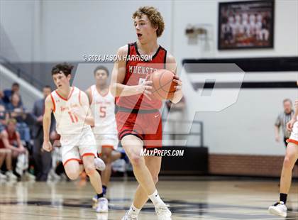 Thumbnail 2 in Honey Grove vs. Muenster (UIL Basketball 2A Regional Quarterfinal) photogallery.