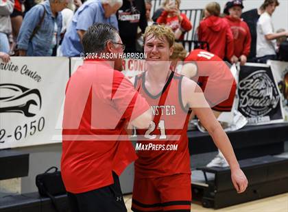 Thumbnail 1 in Honey Grove vs. Muenster (UIL Basketball 2A Regional Quarterfinal) photogallery.