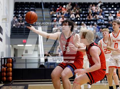 Thumbnail 3 in Honey Grove vs. Muenster (UIL Basketball 2A Regional Quarterfinal) photogallery.