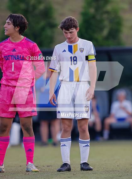 Thumbnail 1 in St. Anne-Pacelli vs Tattnall Square Academy (GIAA 4A Championship) photogallery.