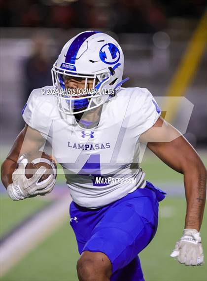 Thumbnail 2 in Lampasas vs. Dumas (UIL Football 4A Area Playoff) photogallery.