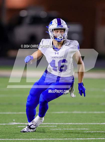 Thumbnail 1 in Lampasas vs. Dumas (UIL Football 4A Area Playoff) photogallery.