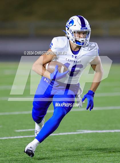 Thumbnail 3 in Lampasas vs. Dumas (UIL Football 4A Area Playoff) photogallery.