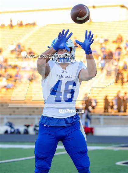 Thumbnail 1 in Lampasas vs. Dumas (UIL Football 4A Area Playoff) photogallery.