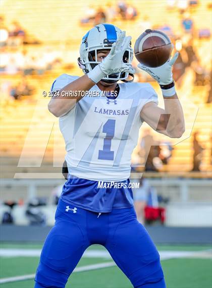 Thumbnail 2 in Lampasas vs. Dumas (UIL Football 4A Area Playoff) photogallery.