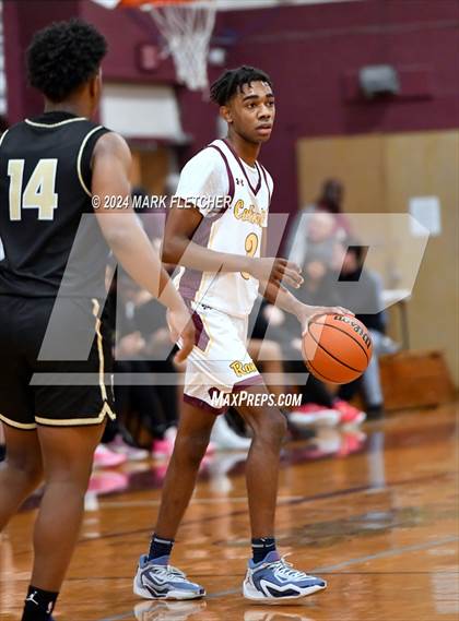 Thumbnail 2 in Burlington Township vs Gloucester Catholic (Holy Cross Prep Showcase) photogallery.