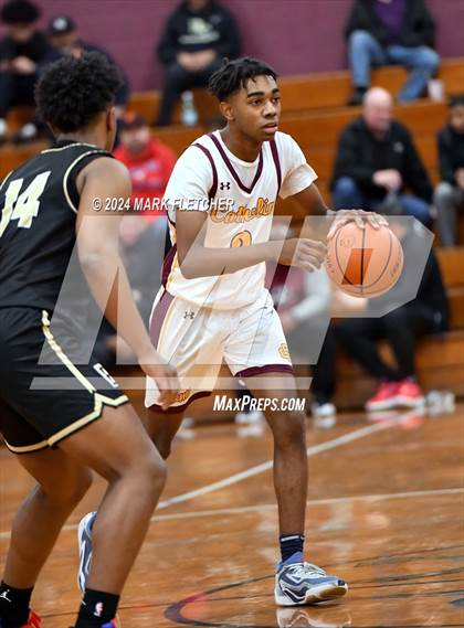 Thumbnail 3 in Burlington Township vs Gloucester Catholic (Holy Cross Prep Showcase) photogallery.