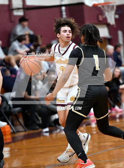 Thumbnail 1 in Burlington Township vs Gloucester Catholic (Holy Cross Prep Showcase) photogallery.