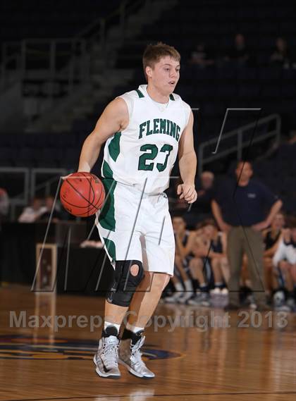 Thumbnail 1 in Fleming vs. Vail Christian (CHSAA 1A Great 8) photogallery.