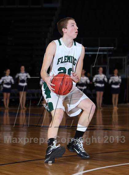 Thumbnail 2 in Fleming vs. Vail Christian (CHSAA 1A Great 8) photogallery.