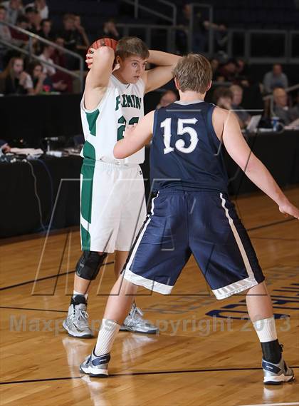 Thumbnail 3 in Fleming vs. Vail Christian (CHSAA 1A Great 8) photogallery.