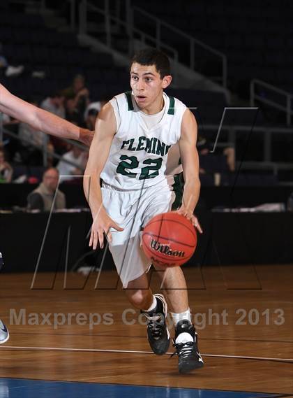 Thumbnail 2 in Fleming vs. Vail Christian (CHSAA 1A Great 8) photogallery.