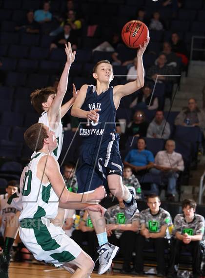 Thumbnail 1 in Fleming vs. Vail Christian (CHSAA 1A Great 8) photogallery.