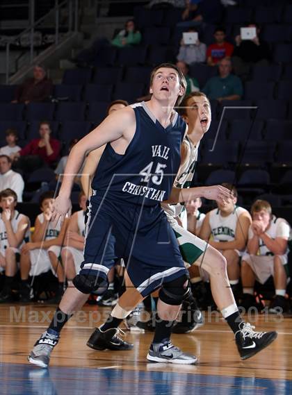 Thumbnail 2 in Fleming vs. Vail Christian (CHSAA 1A Great 8) photogallery.