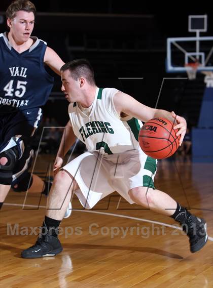 Thumbnail 3 in Fleming vs. Vail Christian (CHSAA 1A Great 8) photogallery.