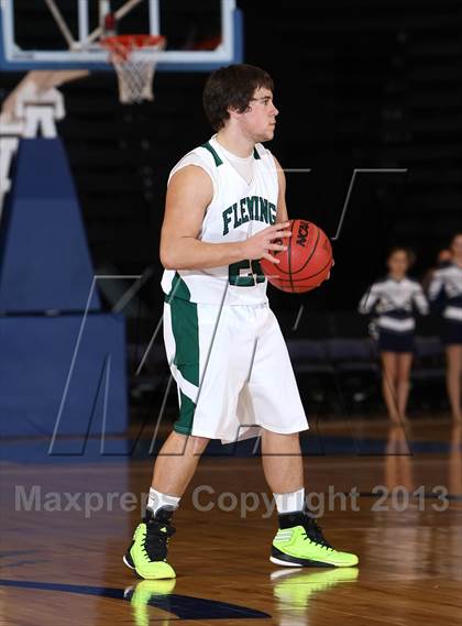 Thumbnail 2 in Fleming vs. Vail Christian (CHSAA 1A Great 8) photogallery.