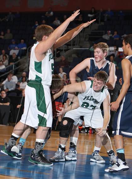 Thumbnail 1 in Fleming vs. Vail Christian (CHSAA 1A Great 8) photogallery.