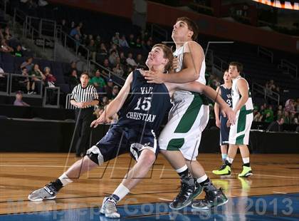 Thumbnail 1 in Fleming vs. Vail Christian (CHSAA 1A Great 8) photogallery.