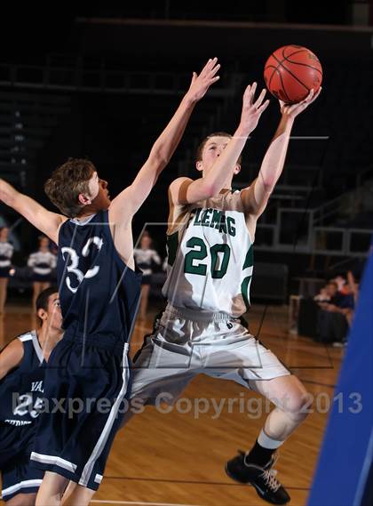 Thumbnail 1 in Fleming vs. Vail Christian (CHSAA 1A Great 8) photogallery.