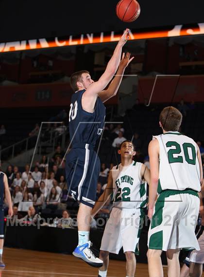 Thumbnail 2 in Fleming vs. Vail Christian (CHSAA 1A Great 8) photogallery.