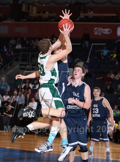 Thumbnail 2 in Fleming vs. Vail Christian (CHSAA 1A Great 8) photogallery.