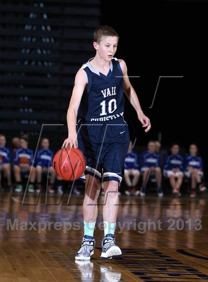 Thumbnail 2 in Fleming vs. Vail Christian (CHSAA 1A Great 8) photogallery.