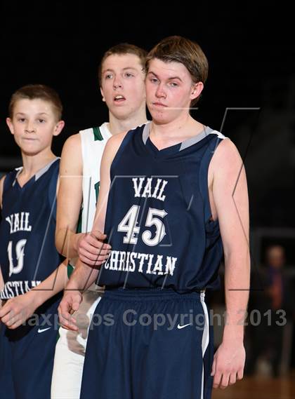 Thumbnail 2 in Fleming vs. Vail Christian (CHSAA 1A Great 8) photogallery.