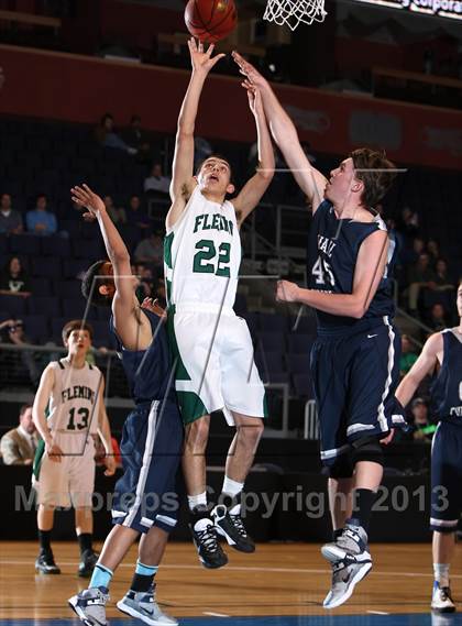 Thumbnail 3 in Fleming vs. Vail Christian (CHSAA 1A Great 8) photogallery.