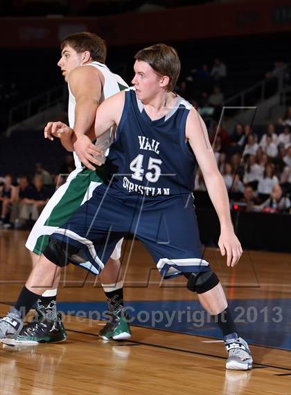 Thumbnail 3 in Fleming vs. Vail Christian (CHSAA 1A Great 8) photogallery.