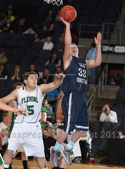 Thumbnail 2 in Fleming vs. Vail Christian (CHSAA 1A Great 8) photogallery.