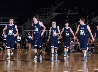 Thumbnail 1 in Fleming vs. Vail Christian (CHSAA 1A Great 8) photogallery.