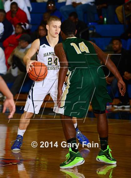 Thumbnail 2 in Notre Dame vs Hamilton Heights (Best of Preps) photogallery.