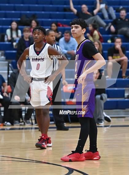 Thumbnail 3 in Jersey Village vs. Benjamin Davis (Houston Methodist Cy-Hoops Invitational) photogallery.