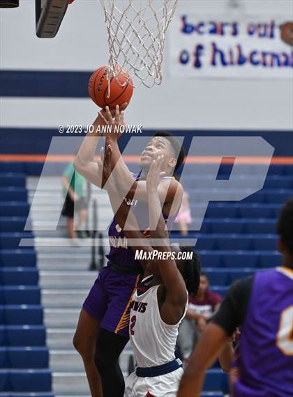 Thumbnail 1 in Jersey Village vs. Benjamin Davis (Houston Methodist Cy-Hoops Invitational) photogallery.